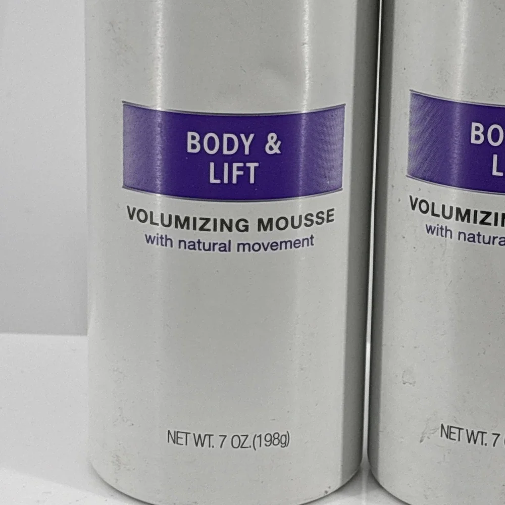2 Dove Body & Lift Volumizing Mousse 7 oz Hair Styling Foam For Fine Limp Hair